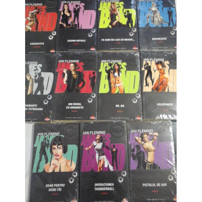 seria JAMES BOND 007 - IAN FLEMING - 11 titluri